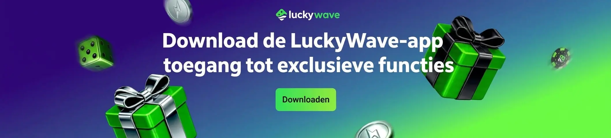 Lucky Wave-app voor Android, iOS en desktop in het Verenigd Koninkrijk.