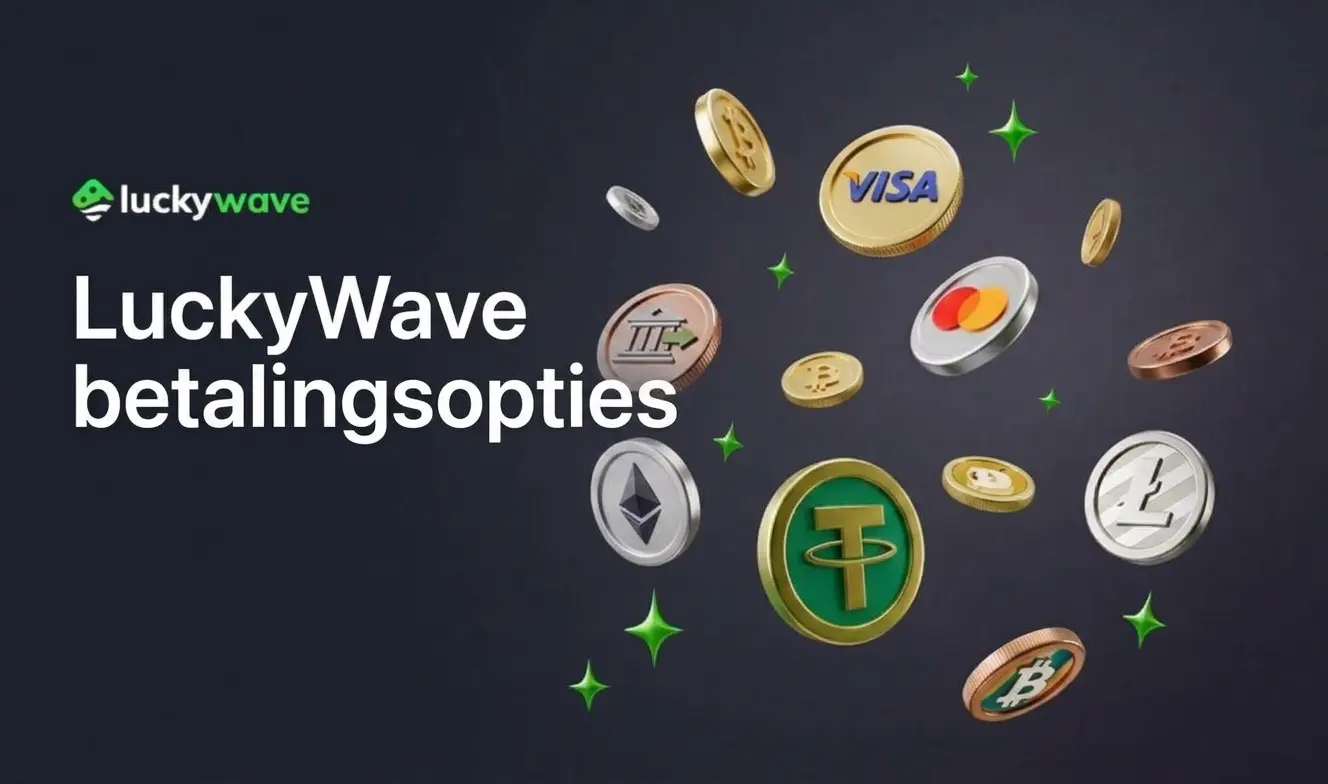 Beschikbare betaalmethoden bij LuckyWave Casino