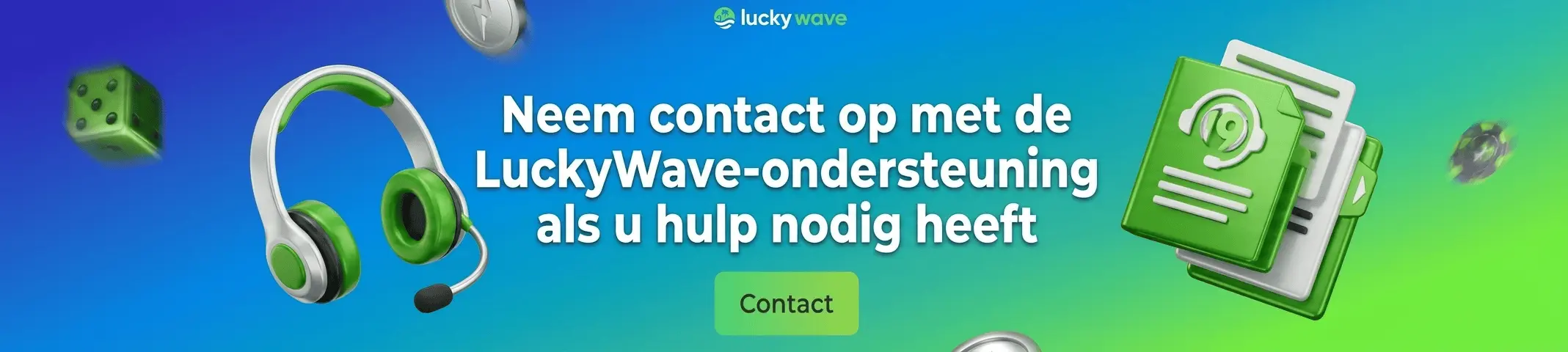 Luckywave live chat en contact